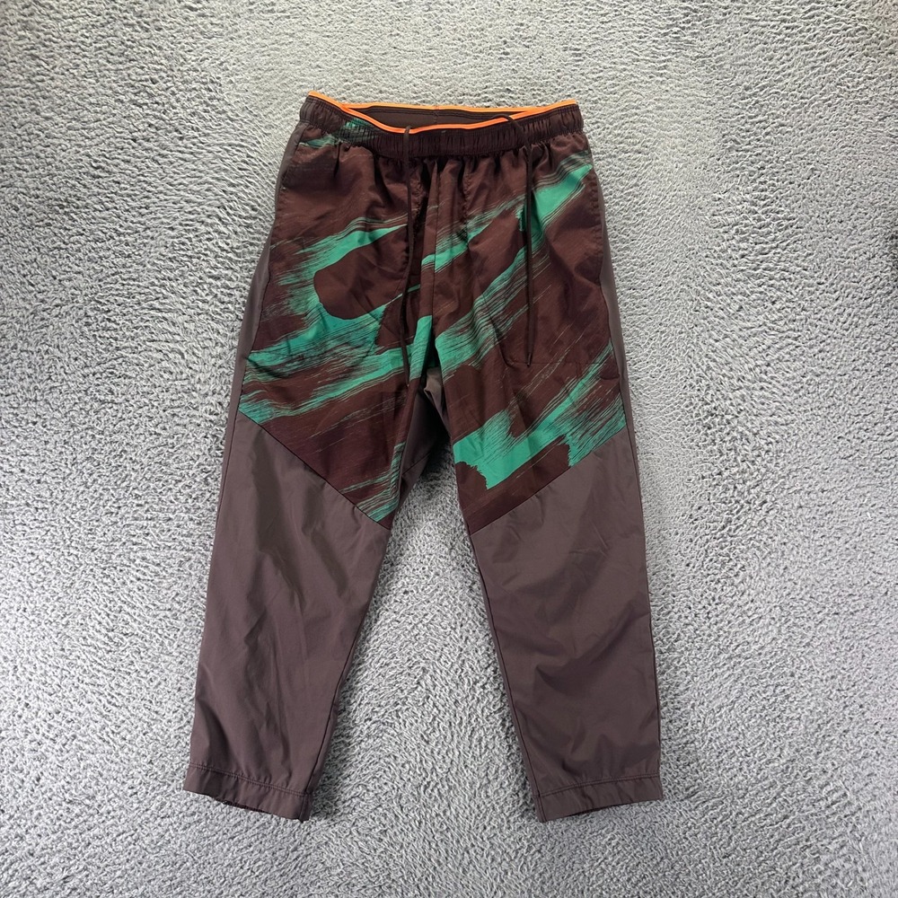 Nike Dri-Fit Pant Mens M Brown Track Tapered Activewear Gym Performance Sports